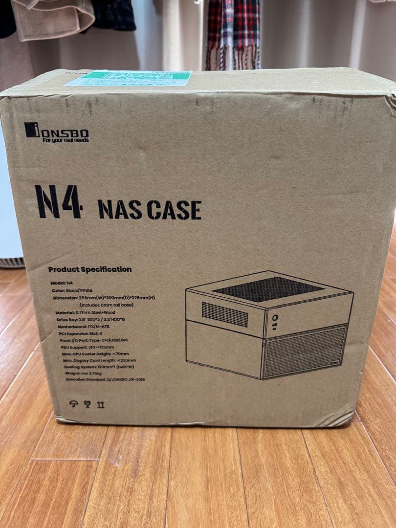 Jonsbo N4 NASケース 黒