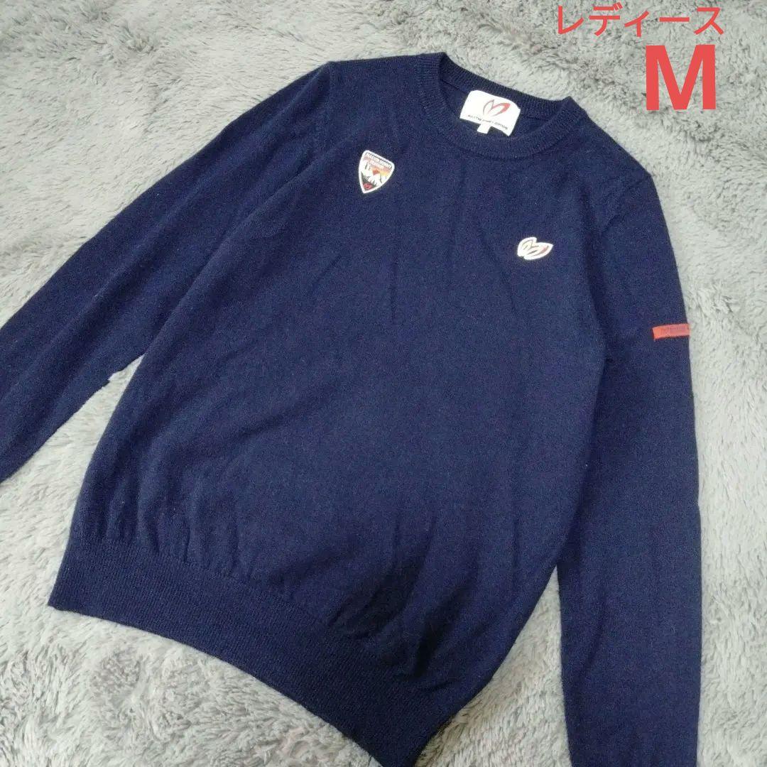 マスターバニー♡カシミヤ入/羊毛♡ニット♡M　ゴルフ/スポーツ
