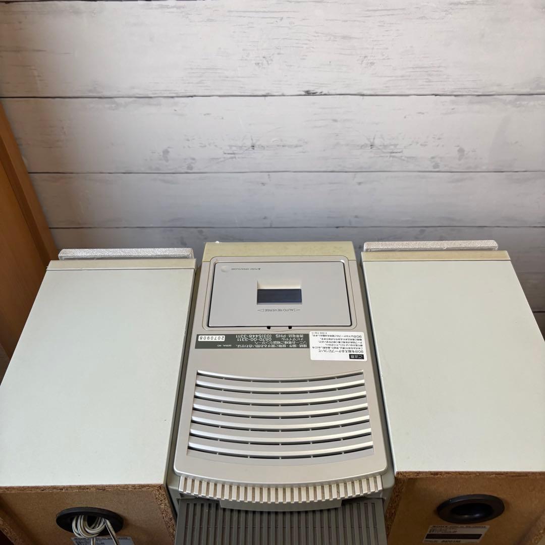 SONY CMT-M333NT　CD MD コンポ　リモコン付き　動作品