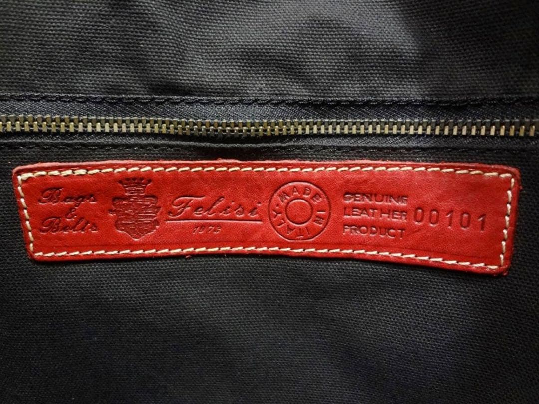 美品　00101　 Felisi フェリージ　レザー　トートバッグ　ハンドバック