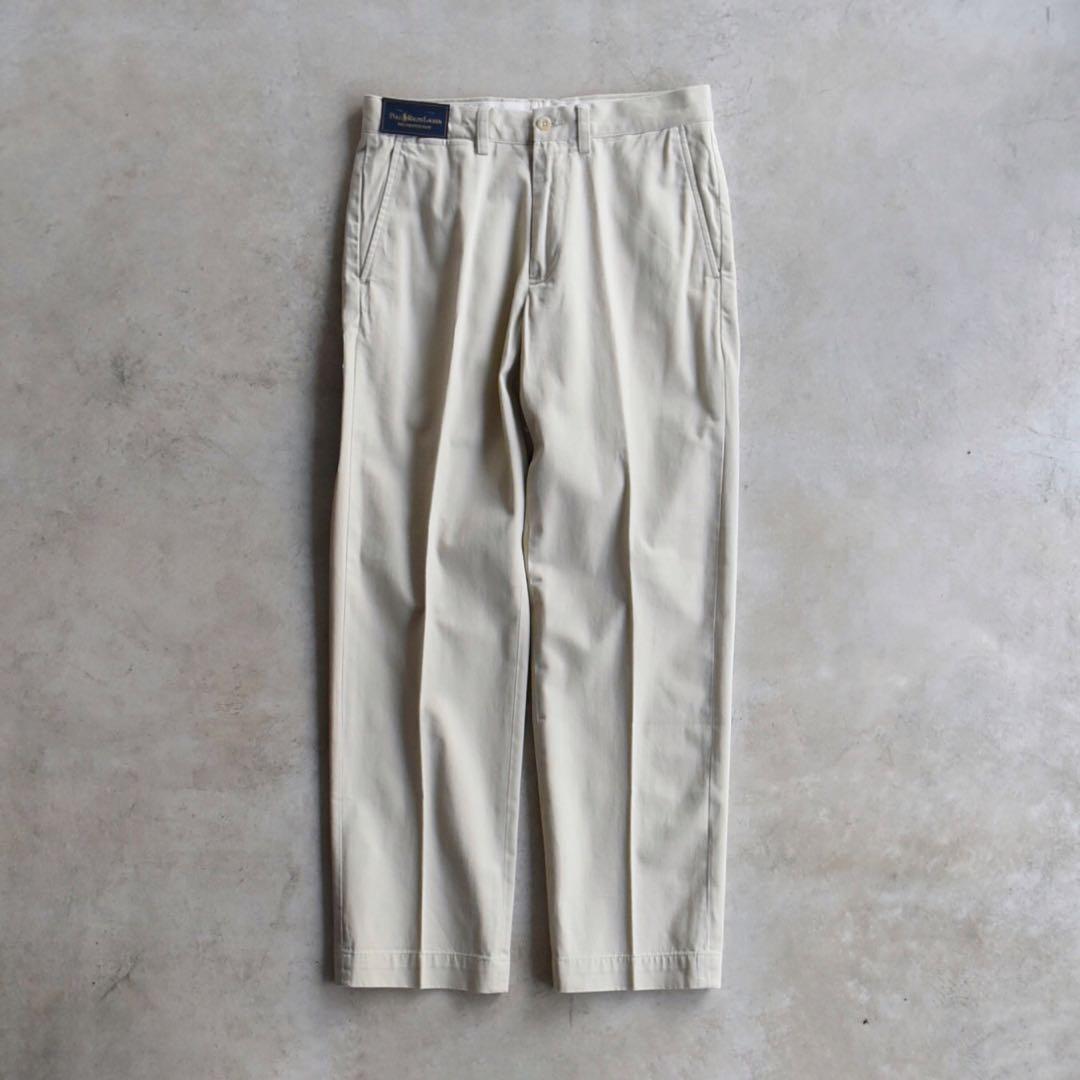 90s ラルフローレン ノータックチノ ポロチノ 未使用 W31 L30 レア