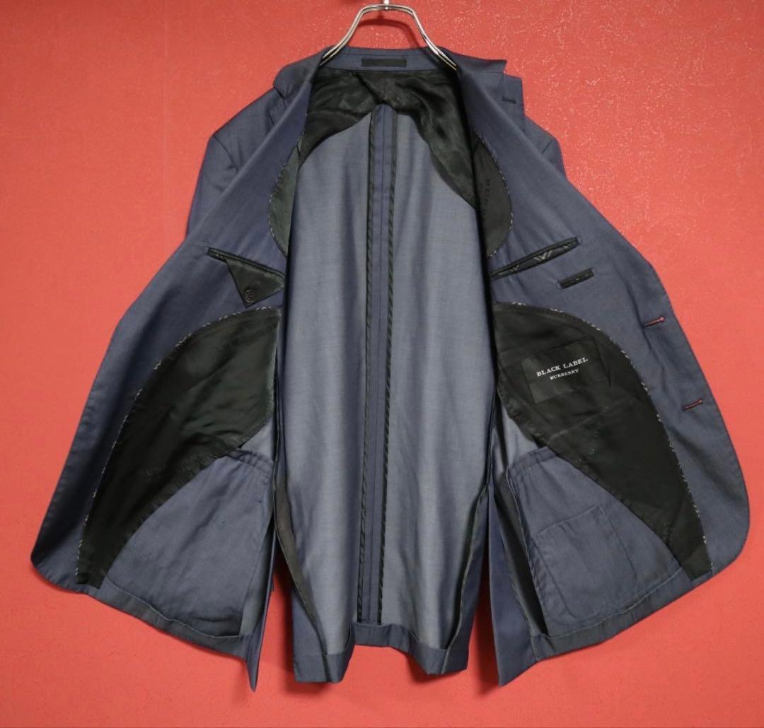 【極美品】バーバリーブラックレーベル 高級光沢 セットアップスーツ