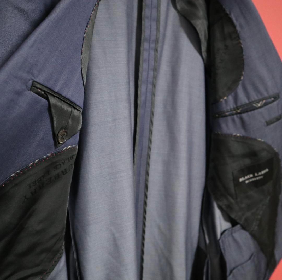 【極美品】バーバリーブラックレーベル 高級光沢 セットアップスーツ