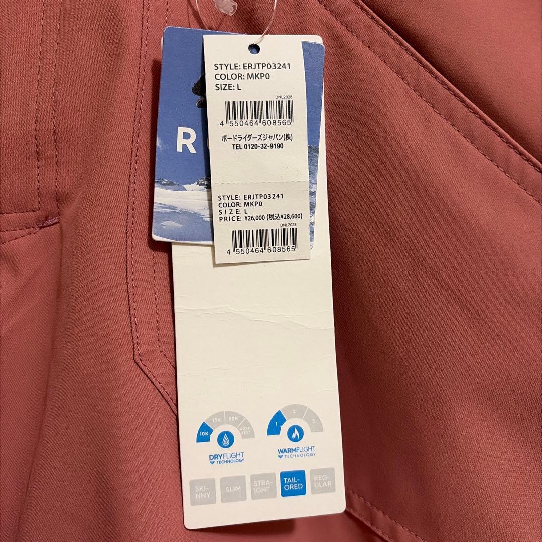 ROXY スノーボードパンツ L ピンク ERJTP03241