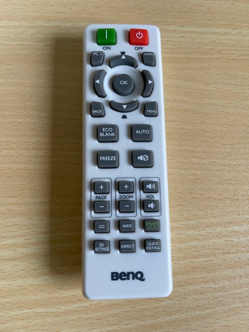 BenQ MH534プロジェクター本体 リモコン