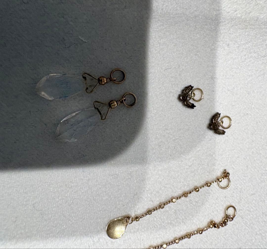 アガット色々チャーム3点セット