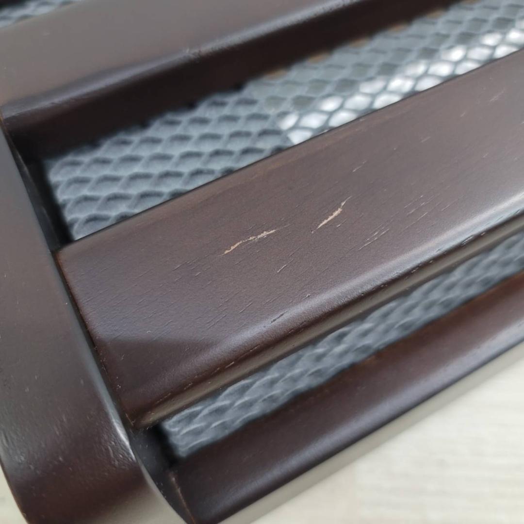 【良品】メトロ 木枠フットヒーター MFH-321ET(DA) ラバーウッド