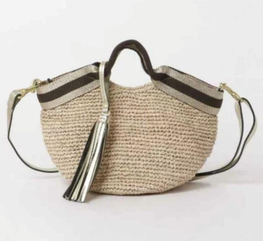 【新品】VIOLAd’ORO かごバッグ V-8304