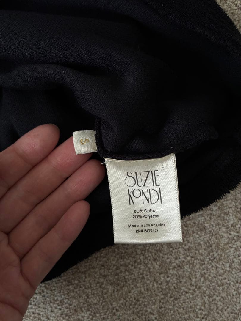 【売切最終】Suzie kondi スージーコンディ カルピクルーネックTシャツ