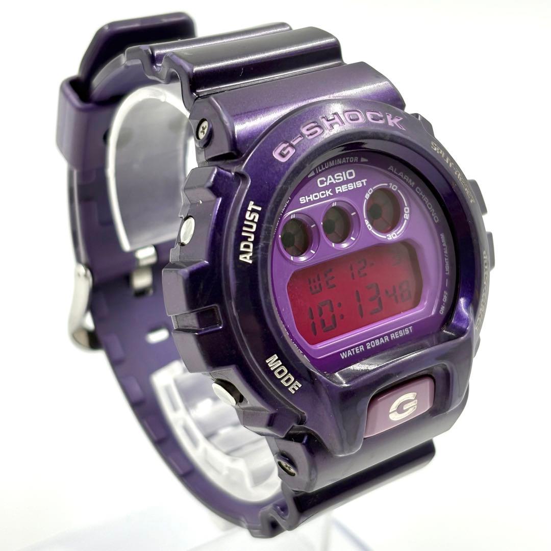 レア G-SHOCK クレイジカーカラーズ 腕時計 メタリックパープル 新品電池