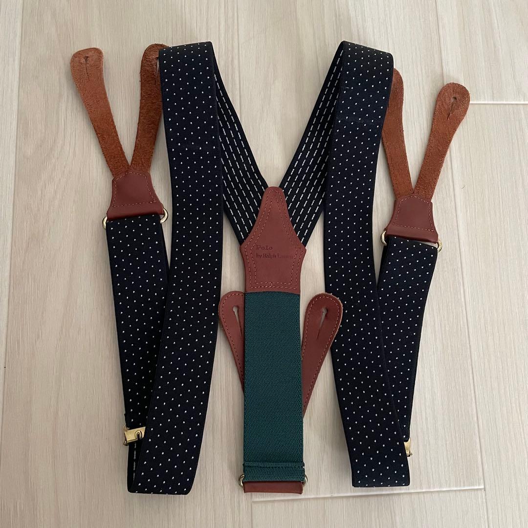 Polo Ralph Lauren サスペンダーヴィンテージ Y型 ボタン式