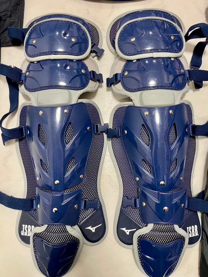 MizunoPro キャッチャー防具一式 ネイビー