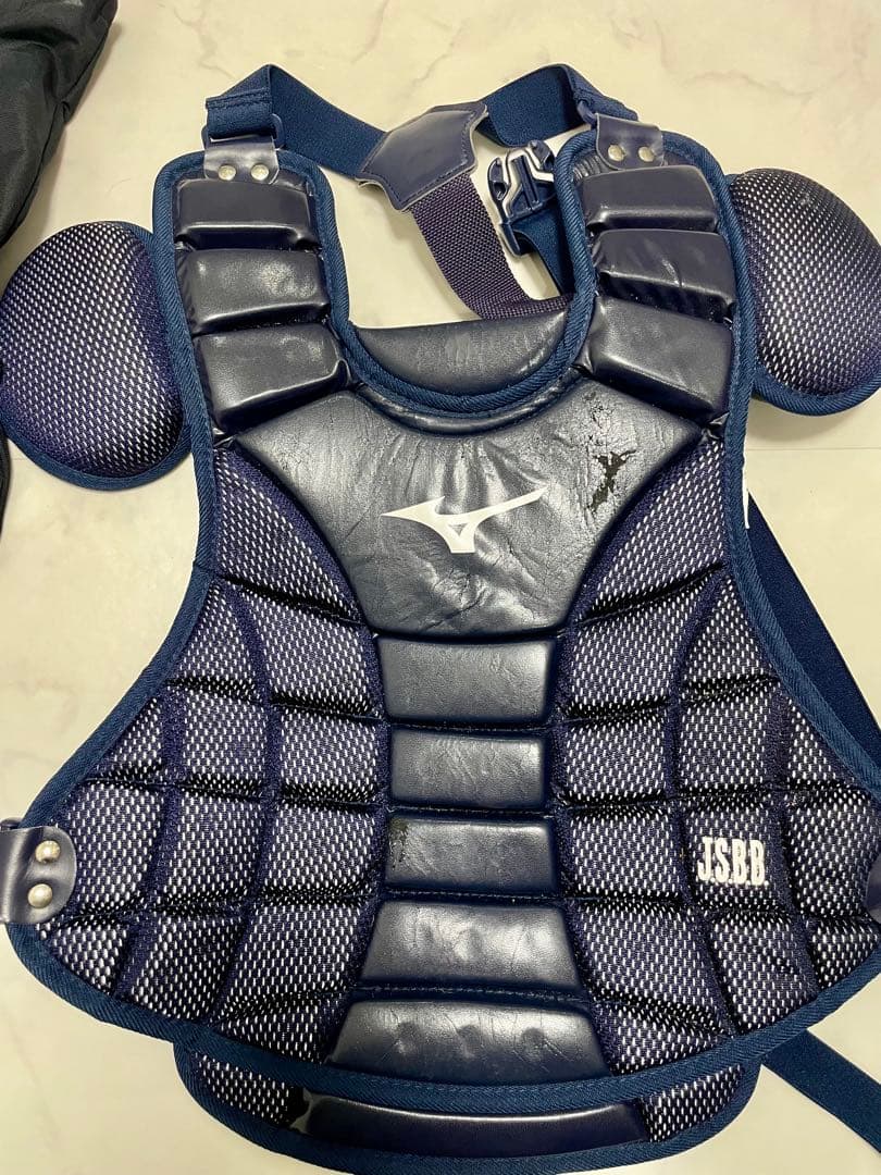 MizunoPro キャッチャー防具一式 ネイビー