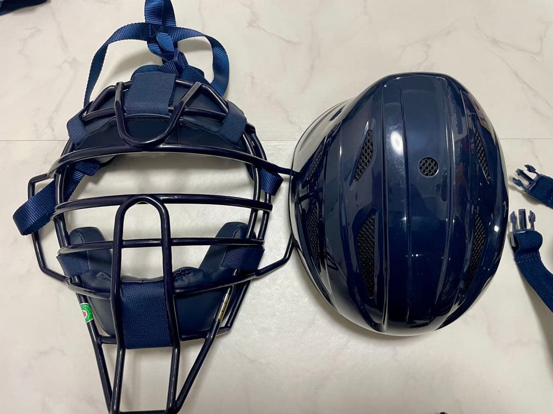 MizunoPro キャッチャー防具一式 ネイビー