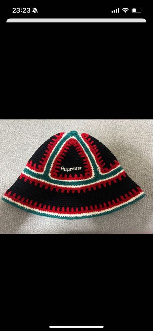 帽子 Supreme Crochet Edge Bell Hat S/M