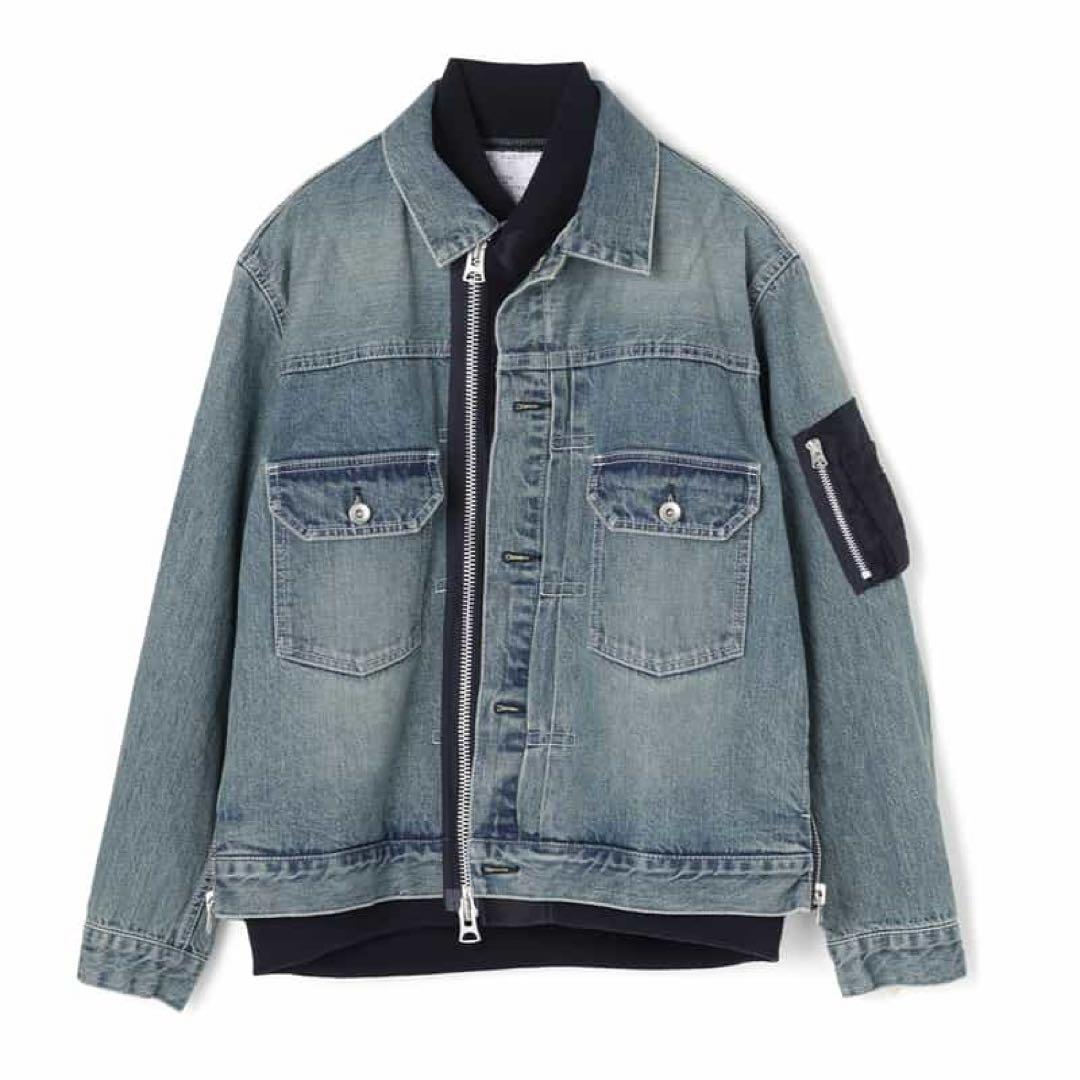 SACAI＜サカイ＞ コンビネーション デニムジャケット