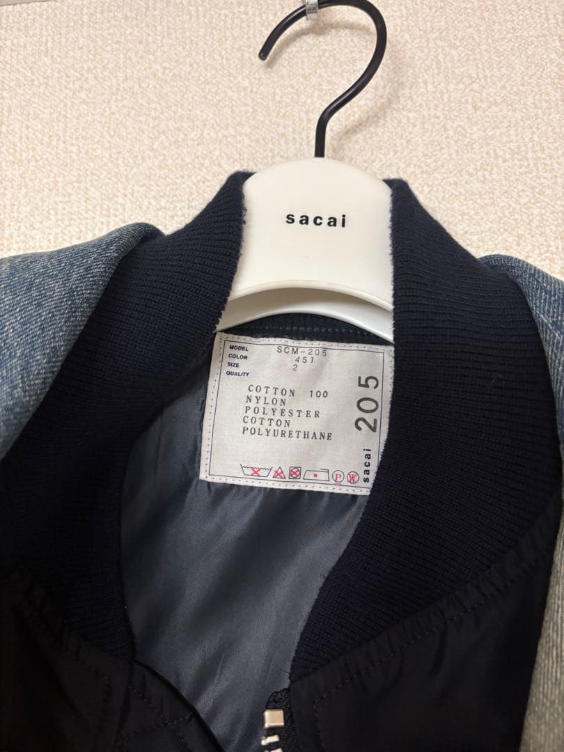 SACAI＜サカイ＞ コンビネーション デニムジャケット