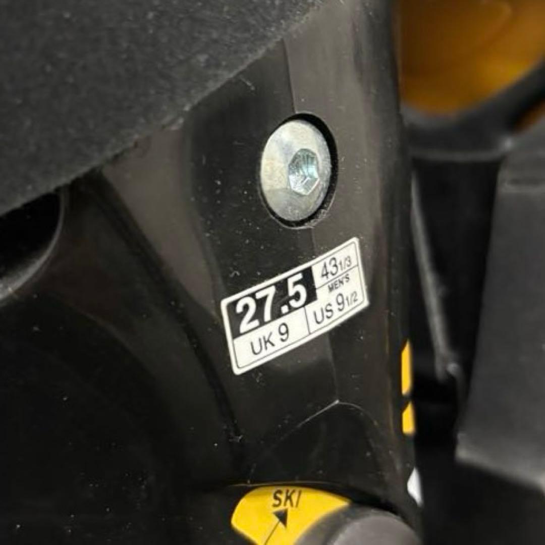 SALOMON スキーブーツ　thermic fit ブラック/オレンジ