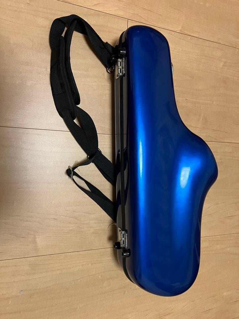 ニケ☆ アルトサックス ハードケース 青(譜面台付)