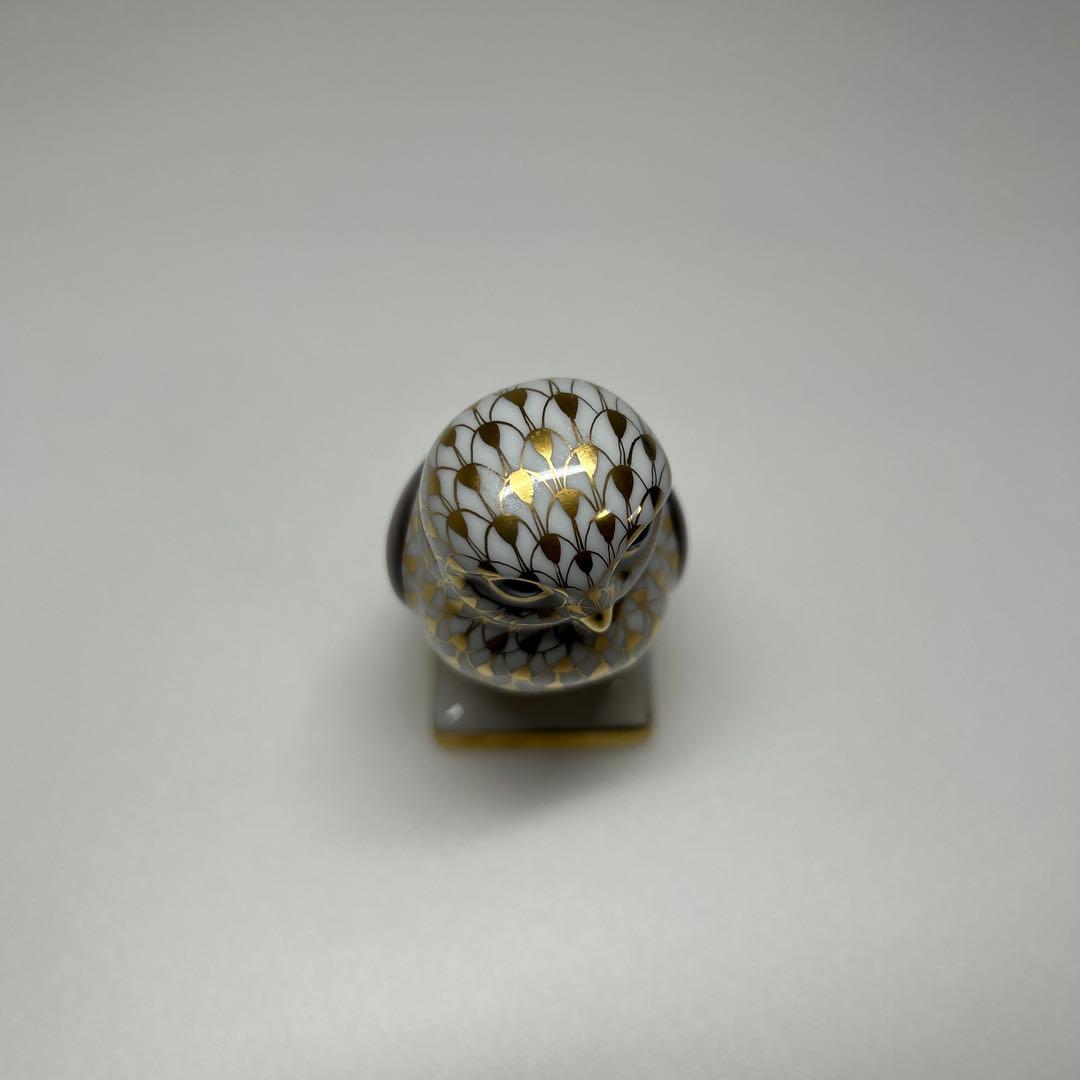 希少 ヘレンド 世界のフクロウ アテナのフクロウ 箱付き Herend