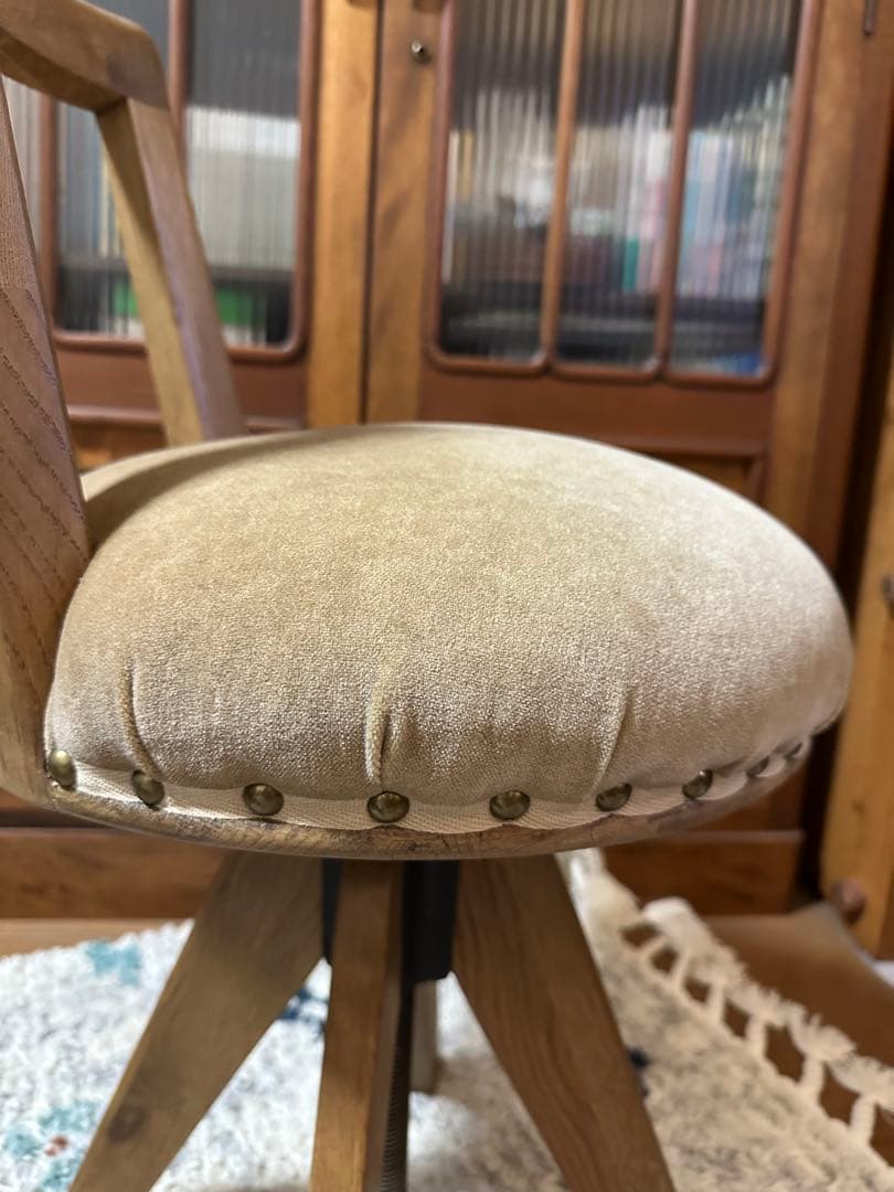 クラッシュゲート　ファソラ　ダイニングチェア　ベルベットジンジャー