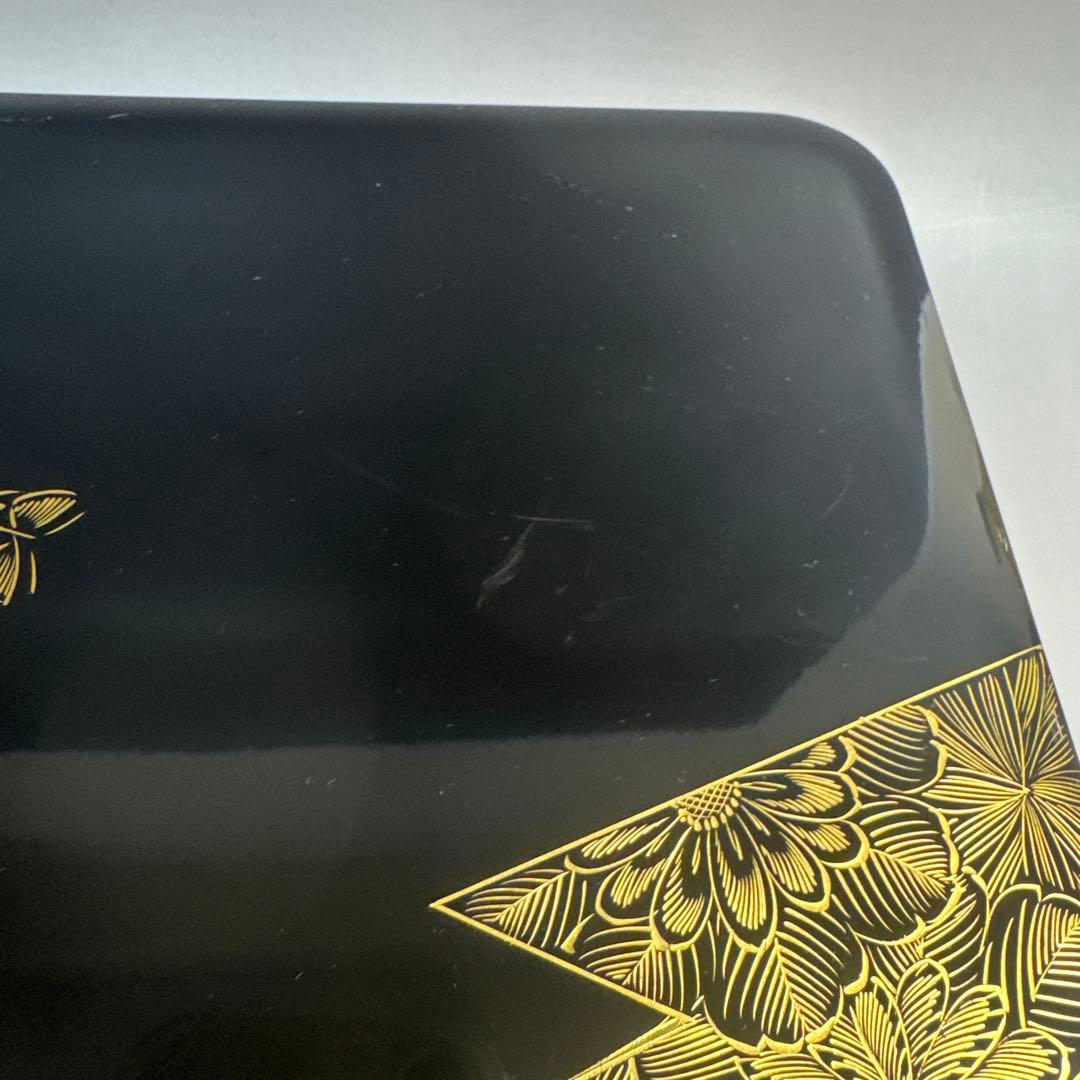 輪島塗 沈金蒔絵 重箱 二組