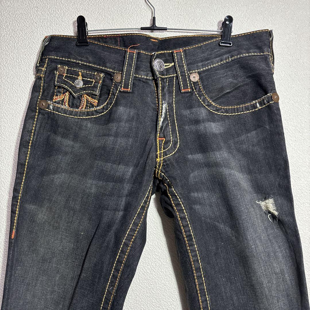 ツゥルーレジジョン　ブラックデニム　ブーツカット