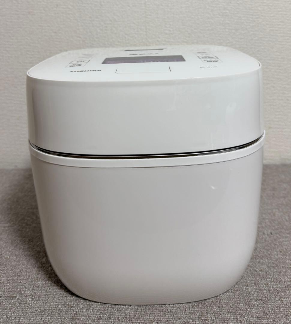 【美品】東芝TOSHIBA IH炊飯器 RC-18VXR 10合炊き 動作保証
