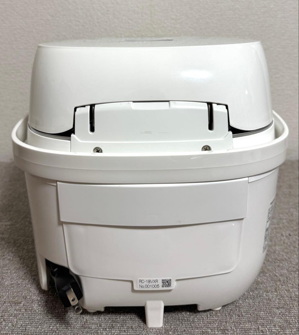 【美品】東芝TOSHIBA IH炊飯器 RC-18VXR 10合炊き 動作保証