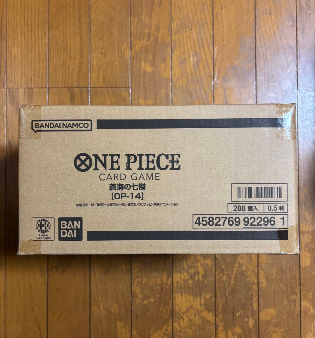 新品未開封 ワンピースカードゲーム 蒼海の七傑 OP-14 1カートン
