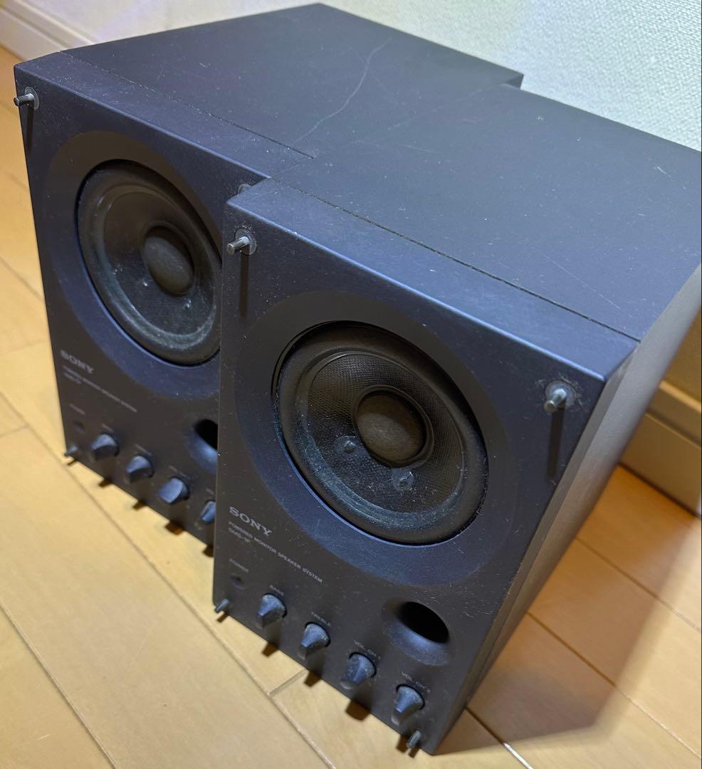 SONY SMS-1P モニタースピーカー 2台 ジャンク品