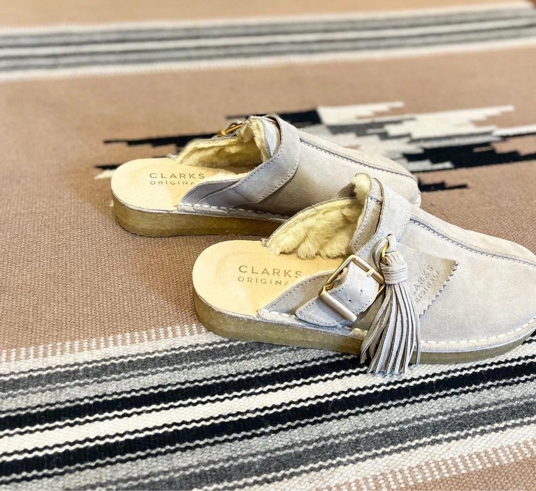 再値下げしました‼︎‼︎CLARKS ORIGINALS サボサンダル グレー