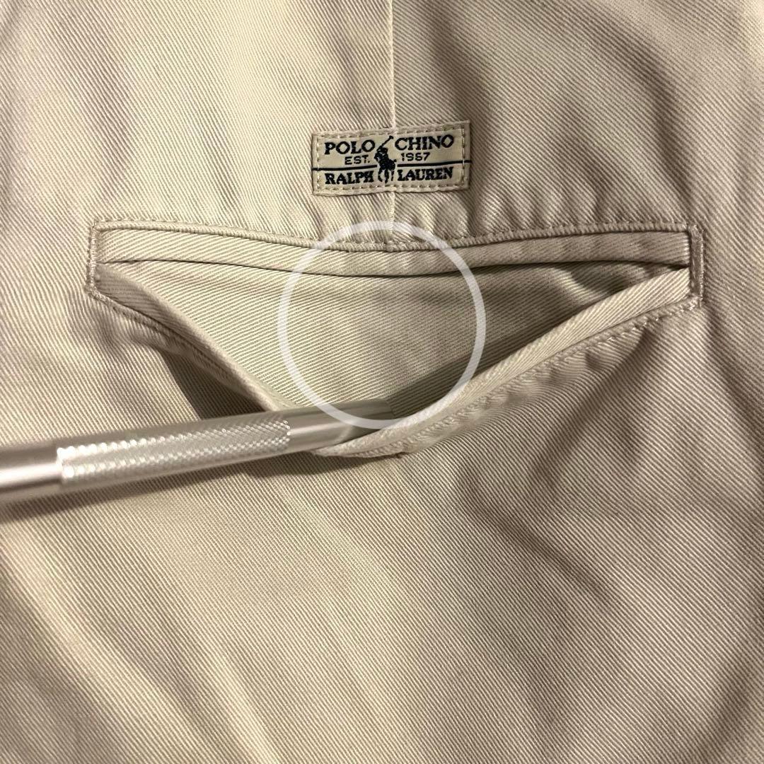 90s Polo Ralph Lauren ポロチノ ANDREW 2タック