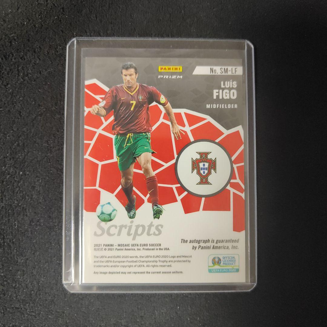 panini ルイス　フィーゴ　サイン入りカード　ポルトガル　レアル・マドリード