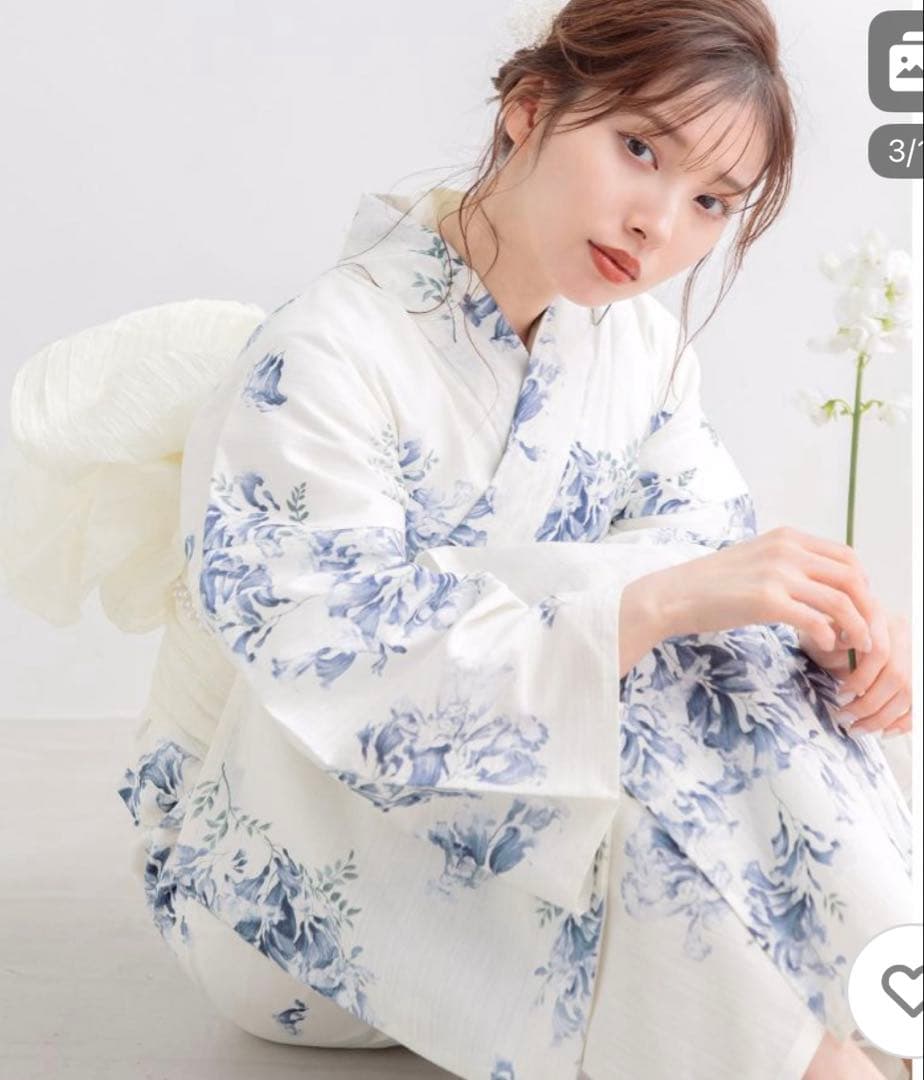 dita 浴衣 泡沫の紫雲木 <最終値下>