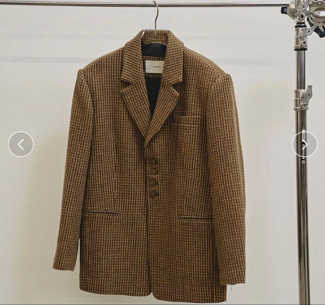 TODAYFUL ウール100%チェックジャケット