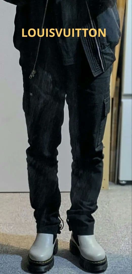 【本日のみ】LOUIS VUITTON カーゴパンツ ブラック　46