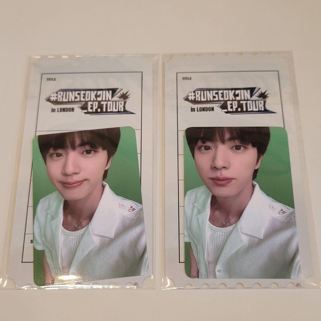 #RUNSEOKJIN EP TOUR ロンドン 入場限定トレカ2種 公式BTS