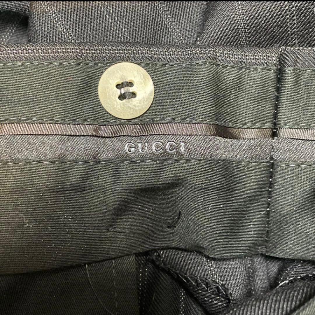 GUCCI オールドグッチ　トムフォード期　ストライプスラックス