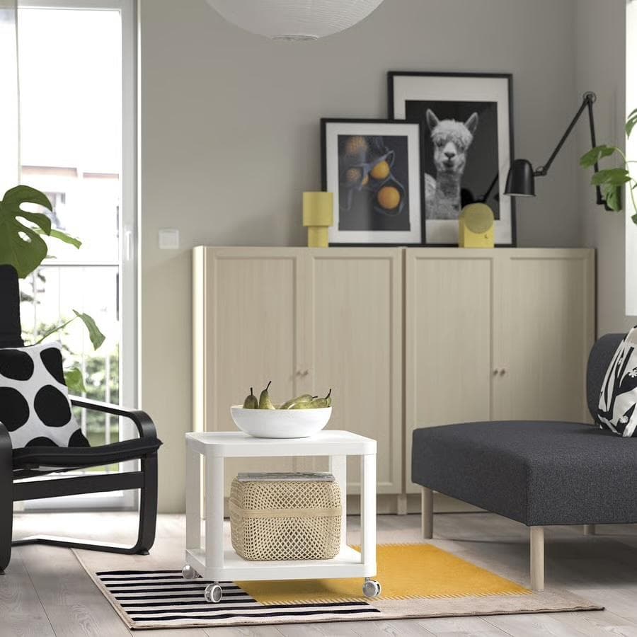 IKEA エルスィステム ラグ パイル短 133x195 cm