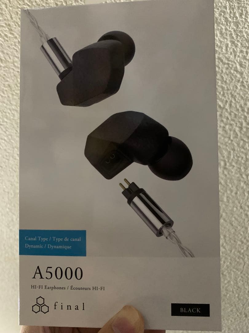 final A5000 ブラック イヤフォン