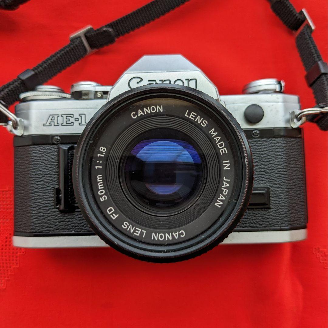 フィルムカメラ動作確認済 キヤノン Canon AE-1 レンズ　FD50㎜