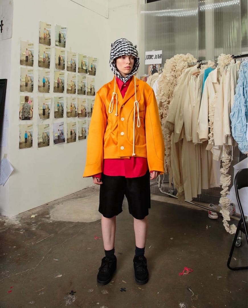 joone joonam チェックバラクラバ