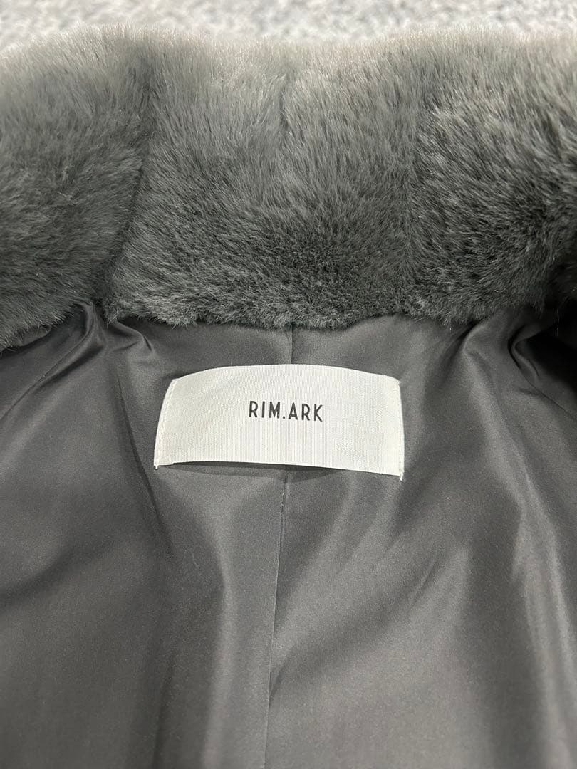 極美品⭐︎RIM.ARK ドルマンフェイクファーコート FREE グレー