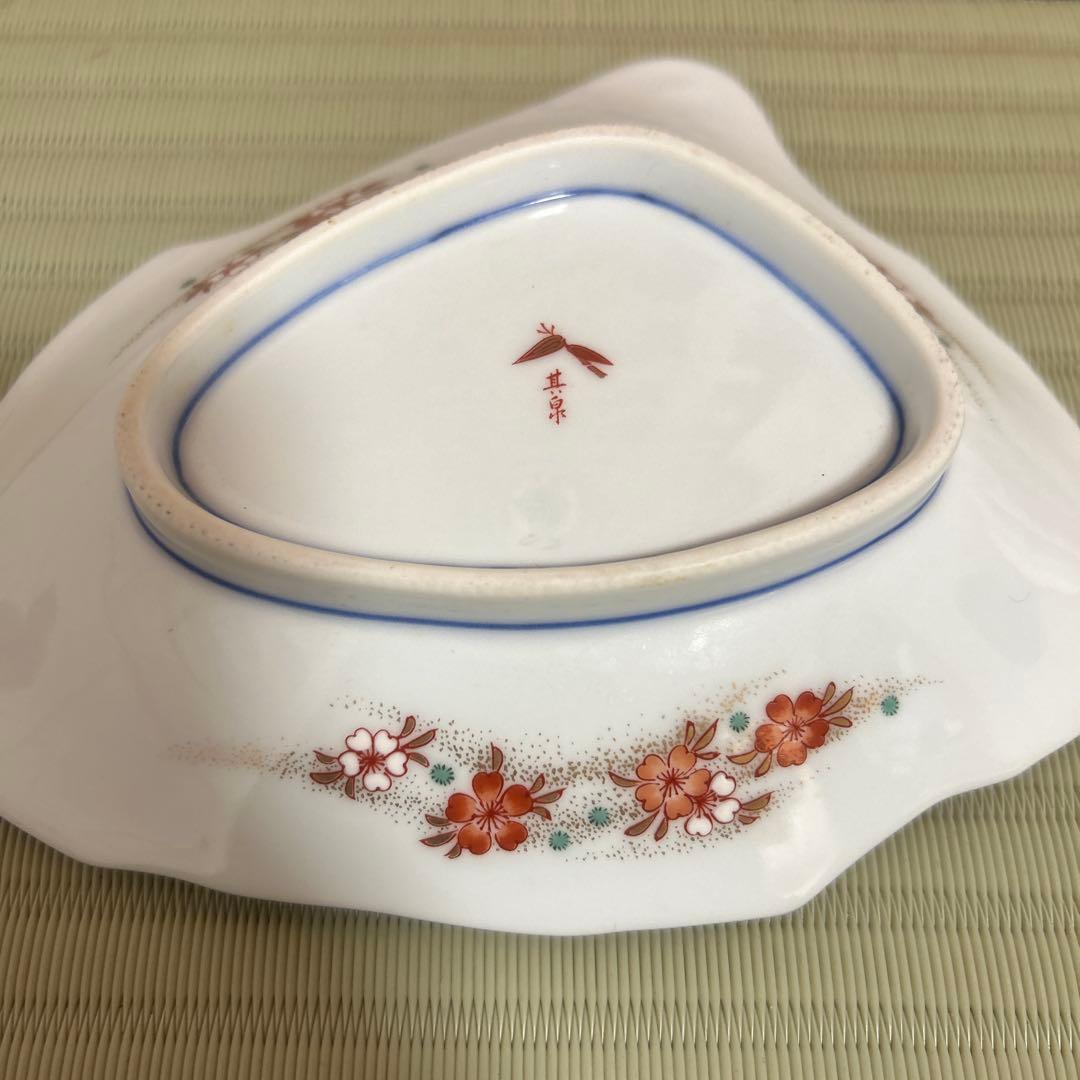 賞美堂　其泉　有田焼　姫型　銘々皿　6枚　まとめ売り　希少