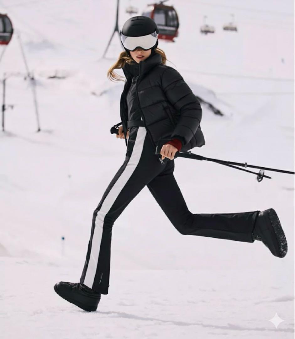 新品 ZARA 定価17,990円 サイドライン入フレアパンツS ラスト1点♪