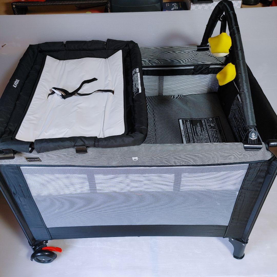 【美品】 KATOJI ベビーベッド New York Baby 146