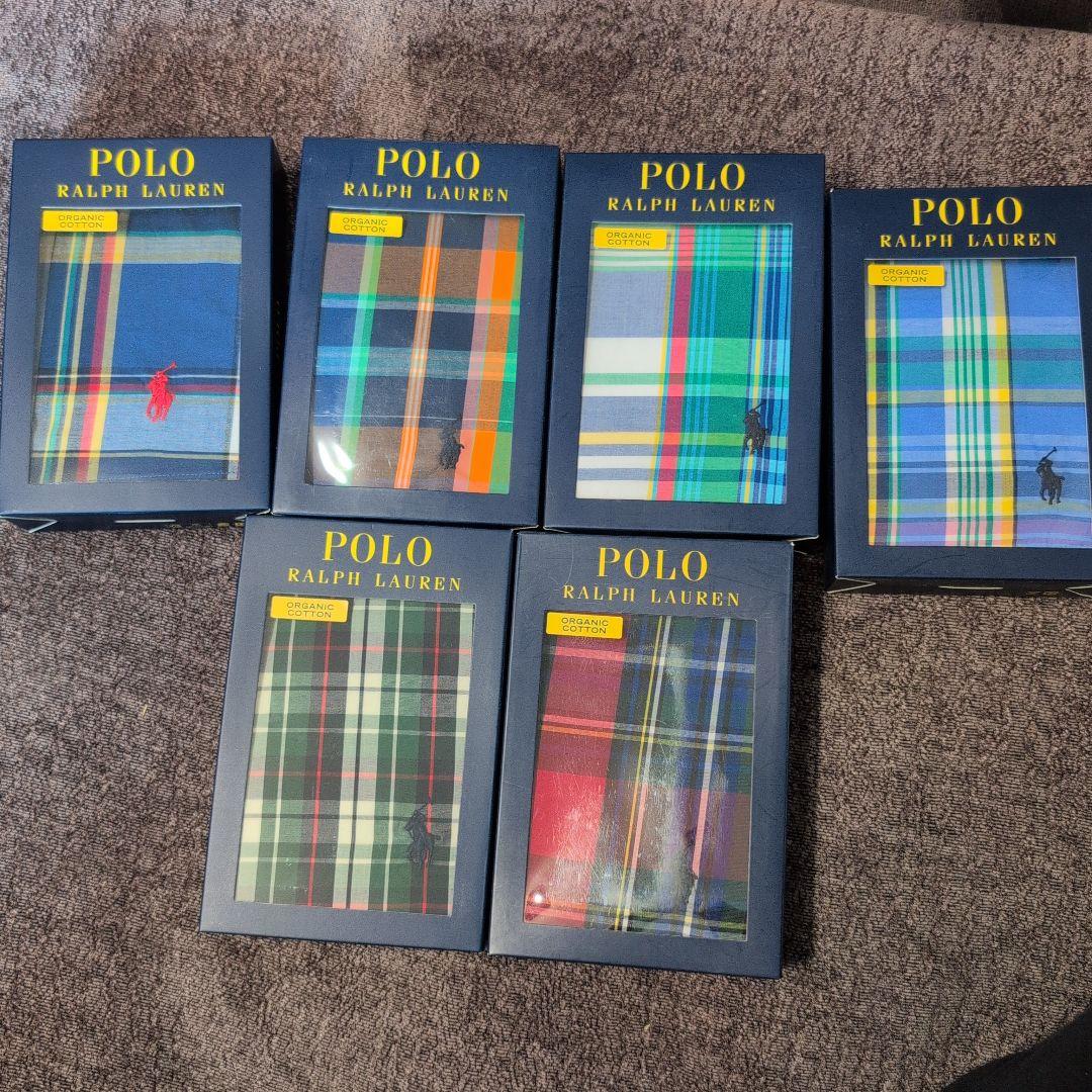 新品未開封☆ラルフローレン　トランクスMサイズ　6点セット