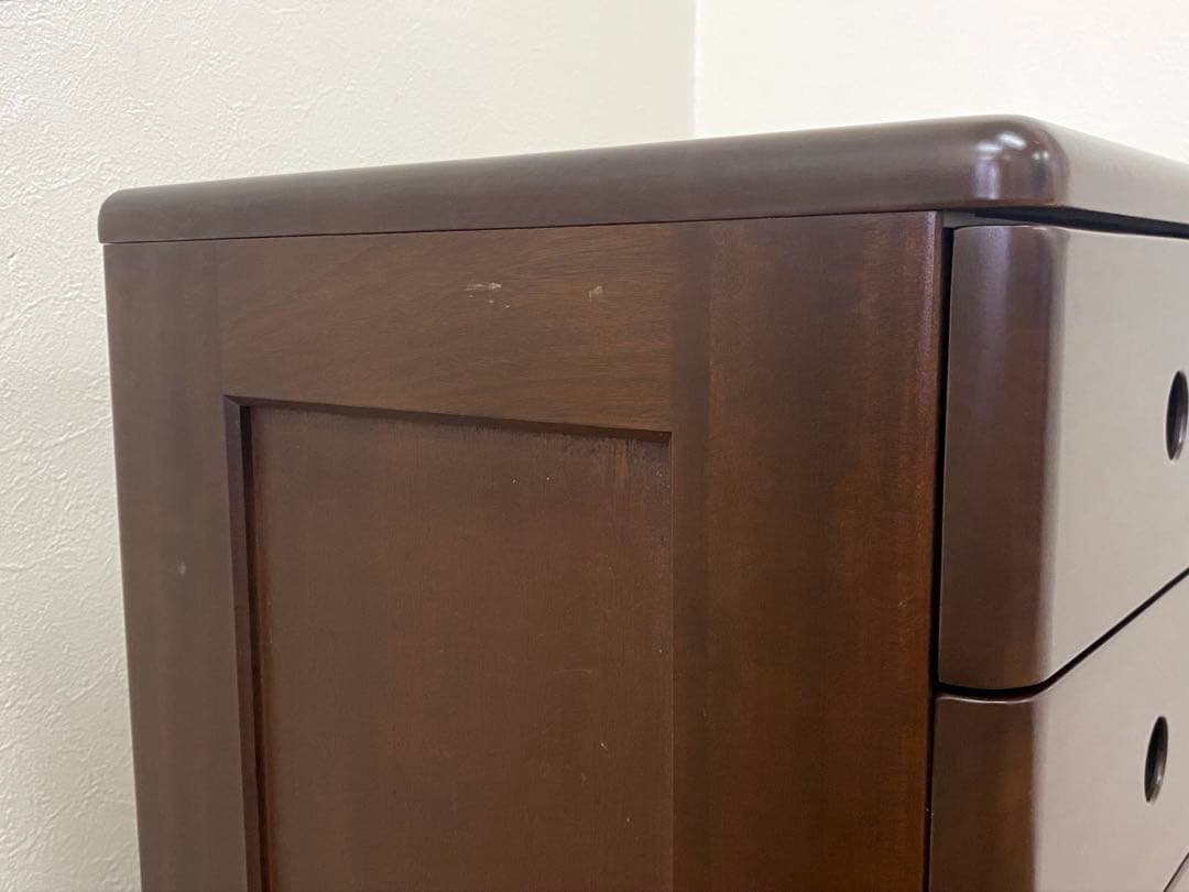 橋詰家具 民芸 木製 チェスト 箪笥 リビング 収納 整理 引出し6杯 シンプル