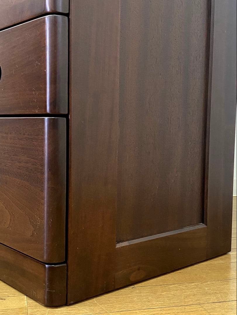 橋詰家具 民芸 木製 チェスト 箪笥 リビング 収納 整理 引出し6杯 シンプル